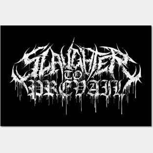 slaughter white Posters and Art